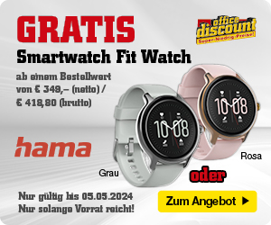 Gratis hama Smartwatch Fit Watch