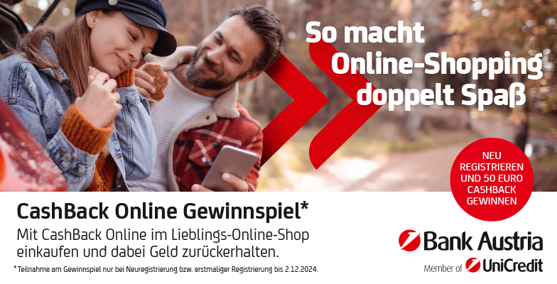 Bank Austria Online Cashback