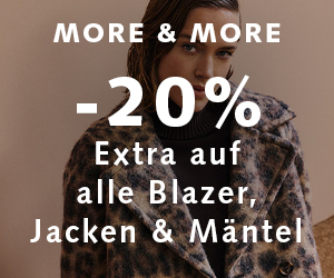 20% Extra-Rabatt auf alle Blazer, Jacken & Mäntel