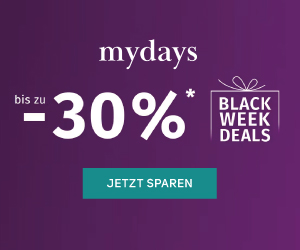 Black Week: Bis zu 30% Rabatt