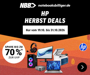 HP Herbst Deals: Bis zu 70% Rabatt