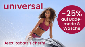 25% Rabatt auf Bademode & Wäsche