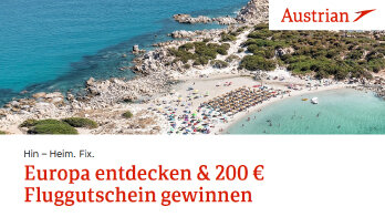 Europa entdecken & 200€ gewinnen!
